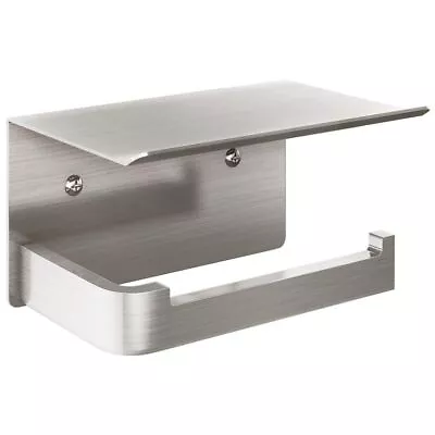 Brushed Nickel Tissue Holder Paper Roll Holder  Bathroom Kitchen • $31.20