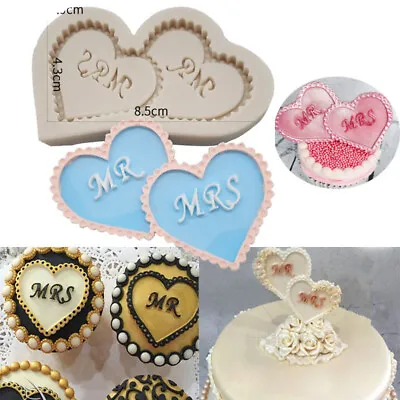 £2.35 • Buy Love Silicone Fondant Mould Heart Cake Sugarcraft Chocolate Candy Baking Mold