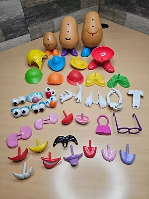 Mr. Potato Head Lot W/ Body Parts Hats Shoes Mouths Accessories • $19.99