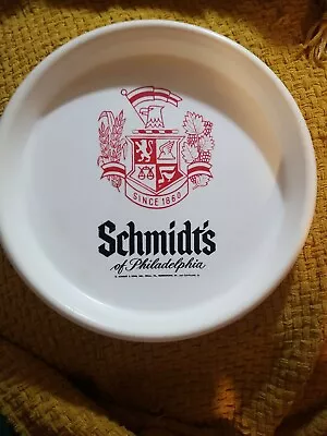 Schmidt's Of Philadelphia Vintage 12  Round Plastic Beer Ale Serving Tray  • $20