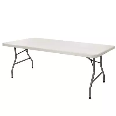6 Foot Heavy Duty Folding Table 30  X 72  Light Grey • $210.84