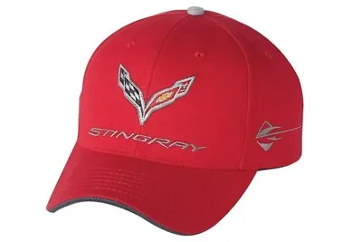 Chevrolet C7 Corvette Stingray Red Embroidered Logo Cap Hat Official Licensed • $22.99