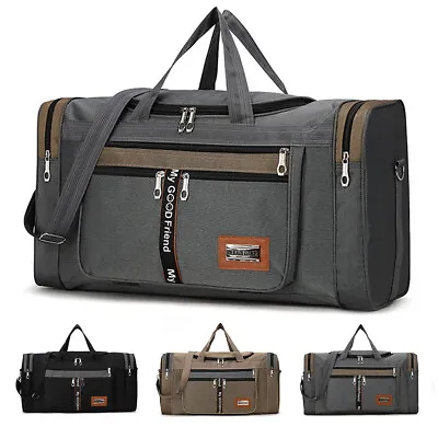 60L Men Women Large Duffle Bag Travel Luggage Sport Handbag Waterproof Tote Bags • $17.09