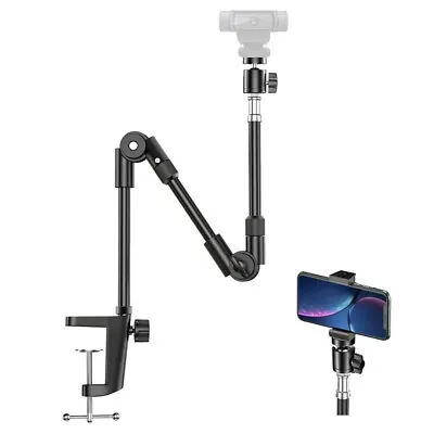 $27.94 • Buy 25 Mount Scissor Arm Stand Holder Webcam Camera Desk Clamp For Logitech Gopro AU