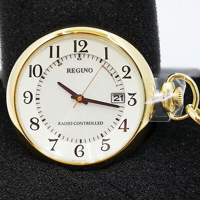 CITIZEN Regno KL7-922-31 White Pocket Watch Men's Watch New In Box • $267.36