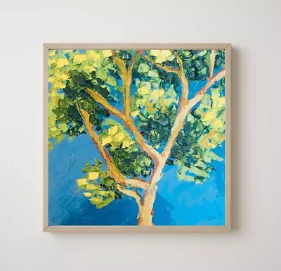 Oak Tree Painting Life Oak Original Art Landscape Oil Painting Texas • $35