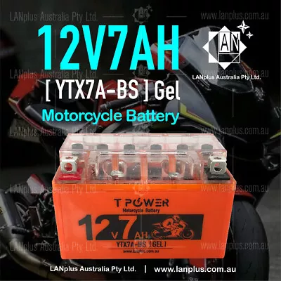 12V 7AH YTX7A-BS Gel Motorcycle Battery Dirt Bike ATV Quad Scooter Gokart Mower • $39.99