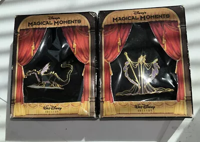 Disney 2 Pin Set Maleficent Dragon Magical Moments Le Sleeping Beauty Gallery • $79.99