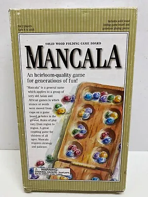 MANCALA GAME By CARDINAL INDUSTRIES - 2005 - COMPLETE! -  Maple Wood  • $20.55