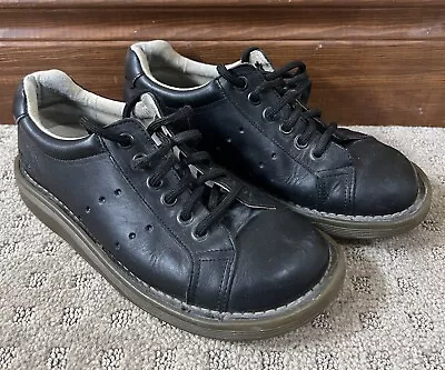 Vintage Dr. Doc Martens Black Leather Oxford Lace Up Shoes Men's 6 Y2K # 8A58  • $14.99