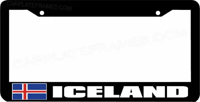 ICELAND Flag License Plate Frame  • $9.99