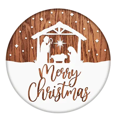 MERRY CHRISTMAS NATIVITY  Window / Door Sign Vinyl Decal Sticker • £4.25