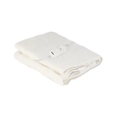 Electric Blanket Single Heated Control Fitted Bed Under Blanket 3 Heat Settings • £20.99