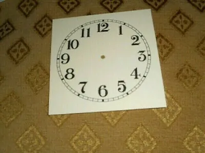 £4.80 • Buy Clock Dial/face - 4  Minute Track - Paper ( Card) - Arabic - Square-matte Cream