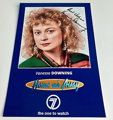 VANESSA DOWNING *Pippa Fletcher* Signed HOME And AWAY Cast Fan Card • £9.99