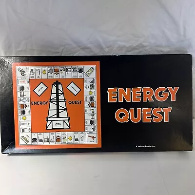 Vintage ENERGY QUEST Board Game. Plays Like Monopoly. Complete 1970 J. W. Faulk • $29.50