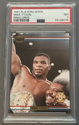 1991 Ringlords Mike Tyson (No Sample Stamp) PSA 7 RARE!? Mike Tyson And Don King • $329.99