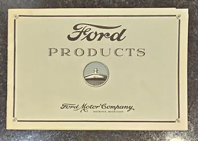 Vintage Ford Motor Company 20s Product Catalog Model A Tudor Tractor • $49.99