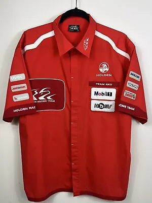 Holden Racing Team Short Sleeve Button Up Shirt - Size Large • $30