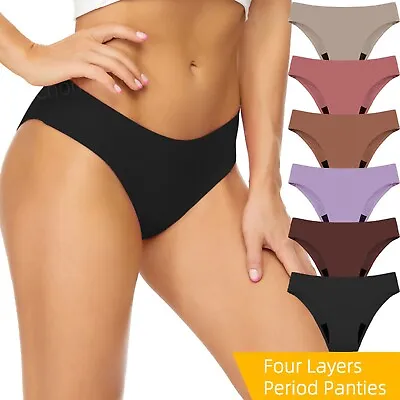 Swimwear Leakproof Bikini Bottom Absorbent Pants High Waist Swimming Trunks • $15.50