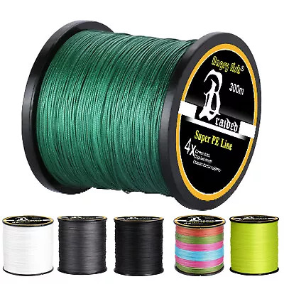 Braid Braided Fishing Line 4/8 Strands Abrasion Resistant No Stretch Strong • $11.49