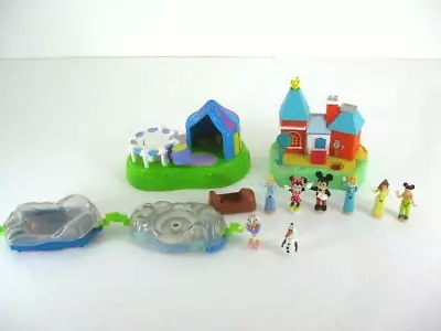 Lot Of 7 Polly Pocket Bluebird Disney Magic Kingdom Figures & Accessories • $22