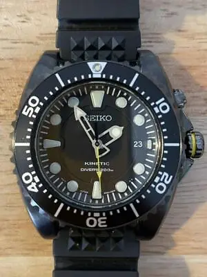 $746 • Buy Seiko Rare Divers 200m Stainless Steel Kinetic Mens Watch Authentic Working