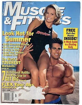 Joe Weider’s Muscle And Fitness Magazine July 1998 Bodybuilding/ Training • $22.65