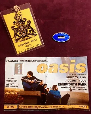 Oasis Knebworth Bundle:  Includes Unused Ticket - Sunday 11th August 1996  • £250