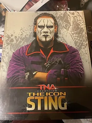 Wwe Aew Tna Sting Autograph Poster • $85