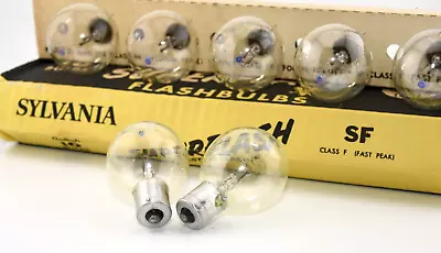 10 Vintage SYLVANIA SF Class F  SUPERFLASH Photo Flash Bulbs • $9.94