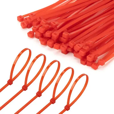 Nylon Plastic Cable Ties Zip Tie Wraps Natural Coloured 3*100mm Multiple Colors • $4.06