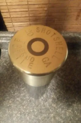 20 Gauge Shotgun Shell Thermos Style Metal Insulated Bottle  • $20