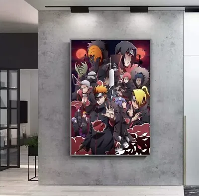 Anime Peripheral Naruto Poster Akatsuki Figure Pain Uchiha Itachi 40x60cm Decor • $21.99