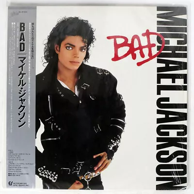 Michael Jackson Bad Epic 283p800 Japan Obi Shrink Vinyl Lp • $25.48