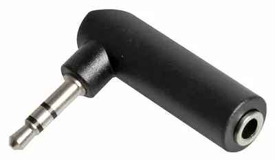 £2.57 • Buy 3.5mm STEREO Jack Male Plug To Female Socket Right Angle Aux Adapter 90 Degrees