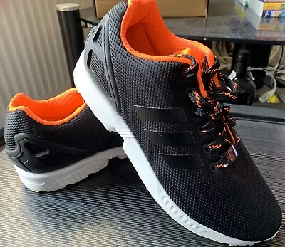£16 • Buy Adidas Flux ZX Torsion Women’s Trainers | Sneakers Black / Orange - Size UK 6