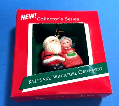 Hallmark  The Kringles  Santa And Mrs. Claus Miniature Ornament 1989 • $6.95