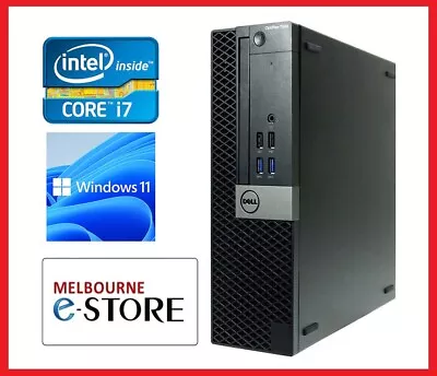 Dell Optiplex 7040 Core I7 6700 16GB 32GB RAM 500GB 1TB 2TB SSD Desktop PC HDMI • $265