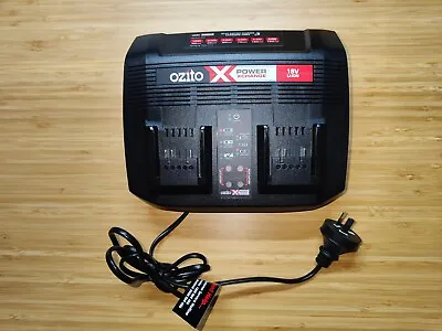 Ozito Power X Change 18V Multi Dual Port Battery Fast Charger • $40