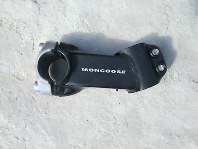 Vintage Mongoose 25.4 High Rise Stem Black 1-1/8  Extension Tube MTB • $23.99