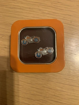 £2.99 • Buy Designer Fashion Cufflinks - Motor Bike Retro Unisex New Box Valentine Present