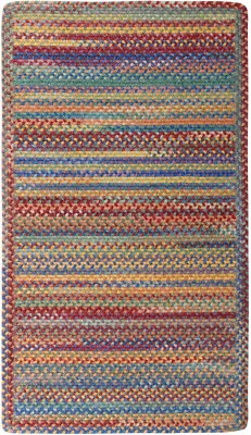 $144 • Buy Capel Rugs Kill Devil Hill Wool Country Braided Rectangle Rug Primary Multi 950
