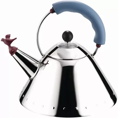 Alessi Bird Whistle Kettle 2L Blue 9093 By Michael Graves • $287.90