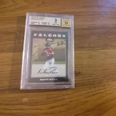 Matt Ryan Rookie Card Auto • $119