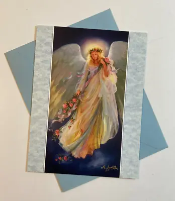 Mary Baxter St. Clair Messenger Of Love Angel Birthday Card Leanin Tree • $6