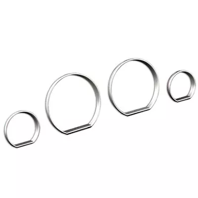 For BMW E46 99-06 Chrome Gauge Dash Dial Ring Bezel Decor Trim Frame • $13.01