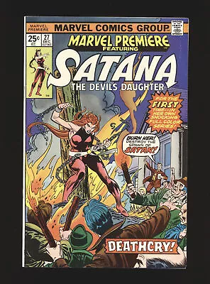 Marvel Premiere # 27 - Satanna Fine/VF Cond. • $3