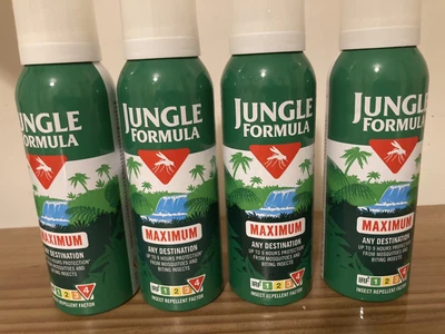 £19.99 • Buy Jungle Formula Maximum Insect Repellent Spray With DEET Quick Midges 125ml X 4