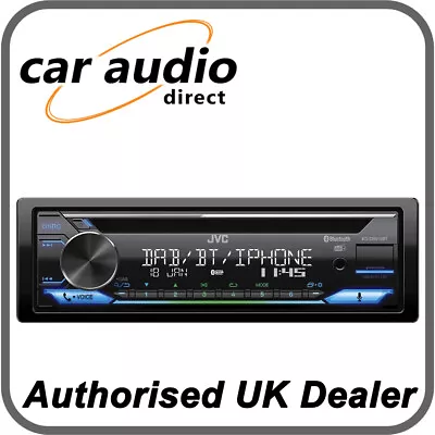 JVC KD-DB912BT CD MP3 USB Bluetooth Tuner With DAB Radio • £139.99